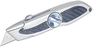wolfcraft Standard Trapezium Blade Knife with Retractable Blade I 4133000 I For safe cutting
