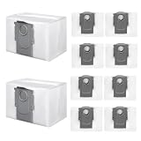 XUNNIU 10 sacchetti per aspirapolvere Roborock S8+/S8 Pro Ultra/S7 MaxV Ultra/Q5 Pro+/Q5 Max+/Q7 Max+/Q8 Max+/Q10 X5+/S5+/Q7 M5+/L5+, sacchetti di ricambio per aspirapolvere