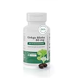 Nutra Nutrition Ginkgo Biloba Supplement 80 mg – Supports Cognitive Function, Brain Health & Memory – Non-GMO, Gluten-Free Ginkgo Biloba Extract (60)