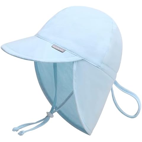 Duoyeree UPF 50+ Baby Sun Hat with Ear and Neck Protection - Toddler Beach Hat for Boys & Girls - Ideal for Summer Fun(6-24M) Cover