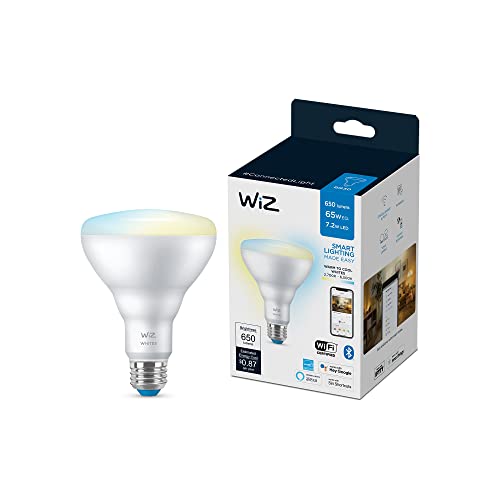 WiZ Connected Lâmpada WiFi inteligente 60W BR30, regulável 2700K - 6500K, controle inteligente com a