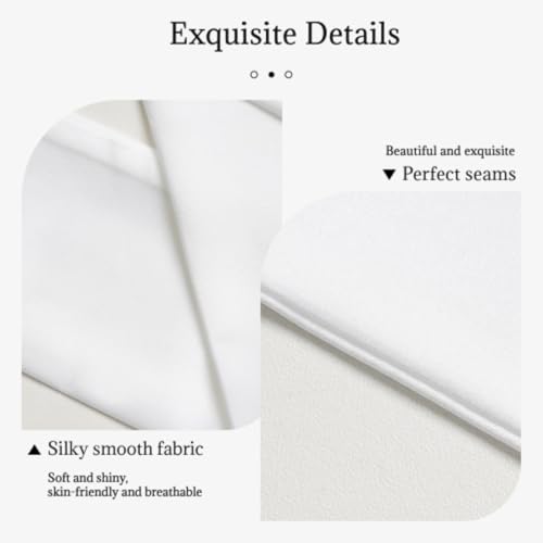 Silk Scarf Women Fashion Head Neck Skinny Scarf Printed for Hair Handbags Bag Dress 47.2”x3.1”3