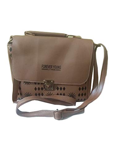 Image of Women's Beige Pu Leather Sling Bag