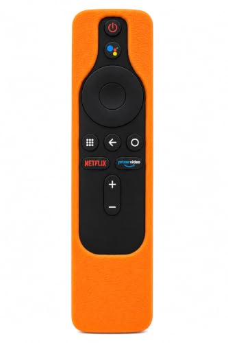 Image of Mi Tv Remote with Voice Silicone Remote Cover Compatible with | Soft Protective Case with Lanyard | Shockproof, Dustproof & Anti-Slip Skin