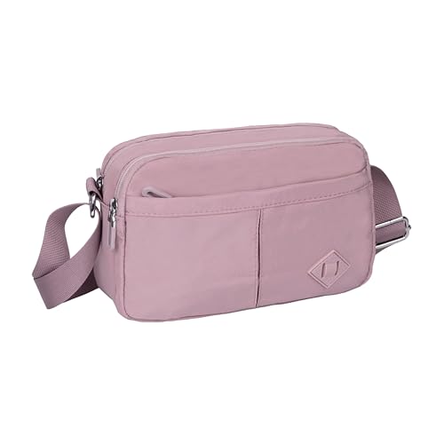 Image of PRANIJ Women's Crossbody Bag - Lightweight Waterproof Shoulder Bag with Multiple Pockets, Adjustable Strap, Stylish Travel Purse for Everyday Use