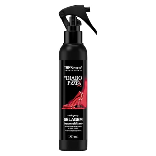 TRESemmé Coat Spray Finalizador Impermeabilizante para Cabelos – 0% Frizz por até 72h, 180 ml