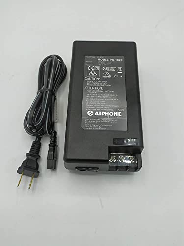 Aiphone Corporation PS-1820UL 8V DC, 2A Power Supply for JF Series, JK Series, or JO Series, Fire-Retardant, ABS Plastic Construction