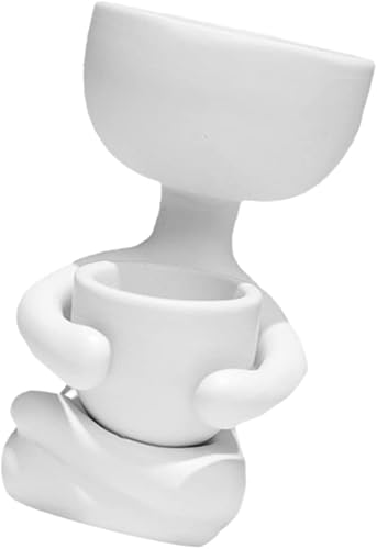 ABOOFAN Macetas suculentas Suculentas Mini bandeja de mesa suculenta Contenedor de plantas de resina, figurilla de resina, soporte para plantas de