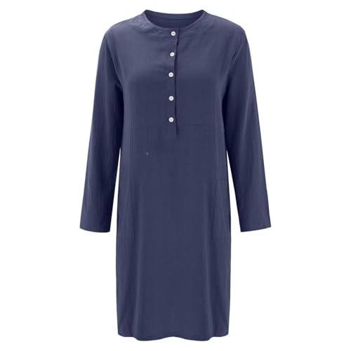 Robe légère été automne pour femme mi-saison fluide - 3