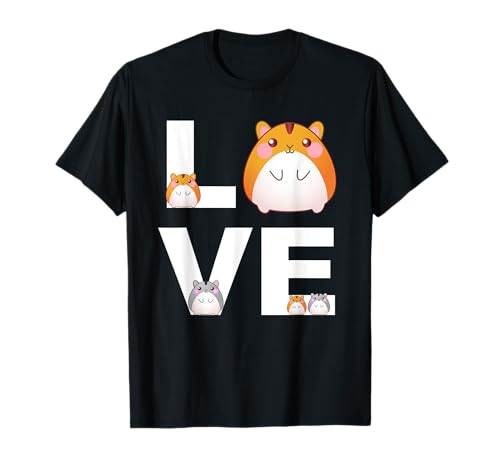 Hamster Love Cute Hamsters Shirt Animal Toys Pets Lovers T-Shirt