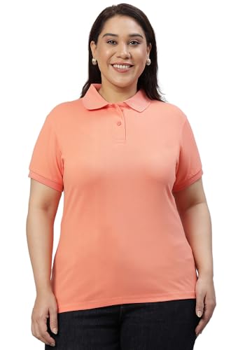 Image of Wear Your Opinion Womens Plus Size Polo Collar Neck T-Shirt Top