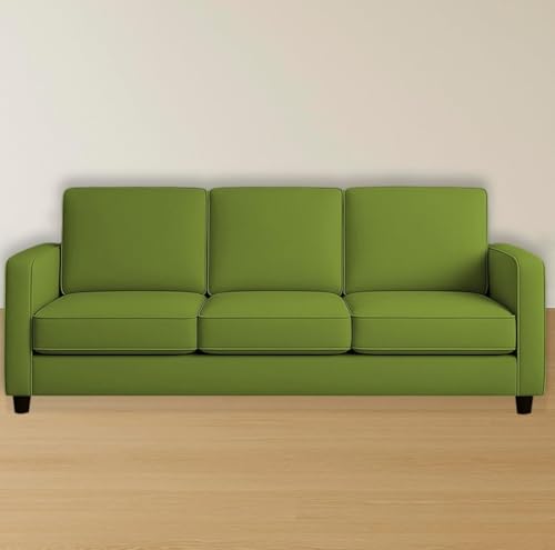 Image of The MM Furniture store Premium Fabric Sofa - Olive (3 Seater)