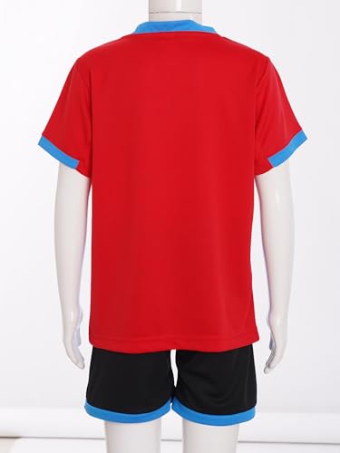 Kids Boys School Pe Kit Football Training Suit Sports Set Pcs Tshirt And Shorts Active Sportswear Tracksuits4