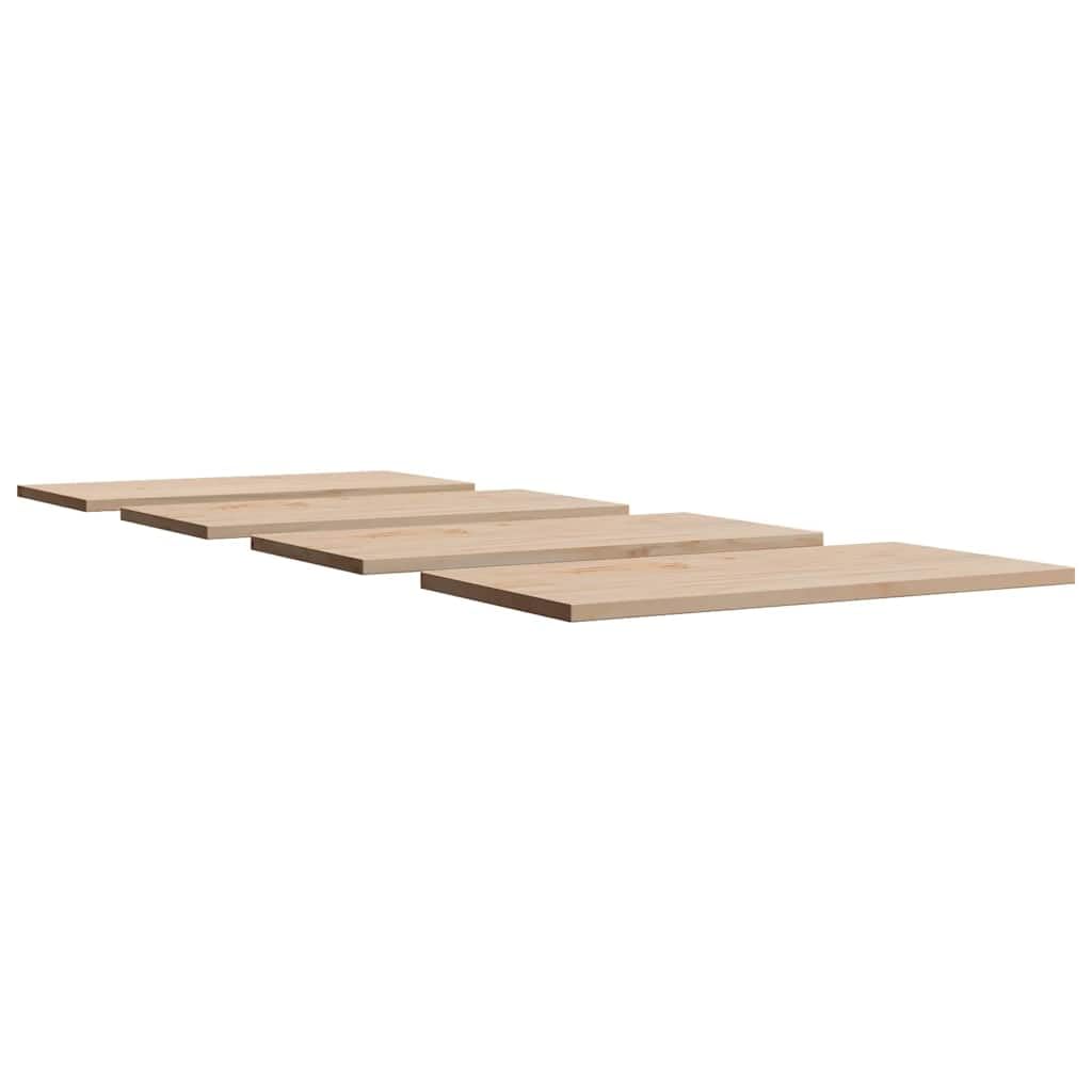 Tischplatten aus massivem Kiefernholz 4 Stück 90x45x1,7 cm Rechteckig Ersatzplatte für Esstisch Arbeitsplatte DIY Möbel Zubehör zum Bauen und Renovieren für Küche Wohnzimmer Büro