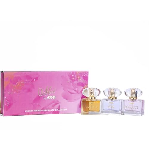 Image of Nykaa Moi Perfume Gift Set for Women| Pack of 3 EDP 30ml Each | Long Lasting | Travel Size Mini Perfumes | Set for Her | Luxury Scent Collection | Best Fragrance Gift Set| Fruity, Floral, Vanilla
