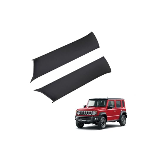 For ジムニーノマド JC74 5ドアレザーAピラーインナーガードレザー素材傷防止耐摩耗性取り付け簡単車種専用設計ジムニーノマドアクセサリー