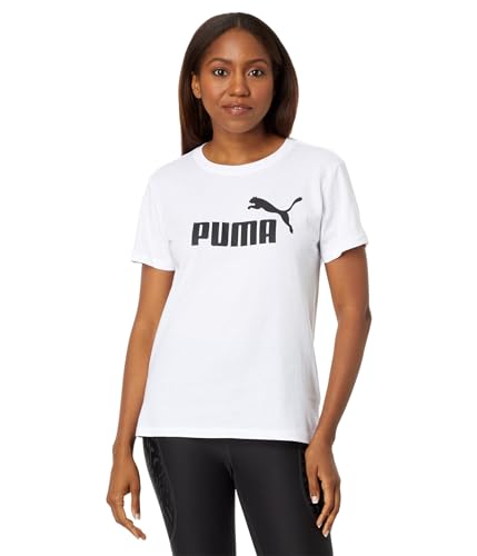 T-shirt Puma Essentials Logo Tee pour homme en coton noir