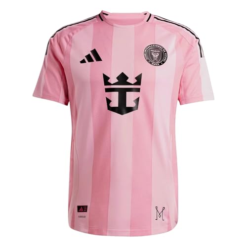 adidas Inter Miami CF Home Mens Authentic Soccer Jersey 25/26 (US Alpha Large Regular Regular)