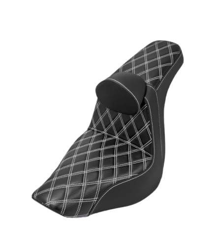 Asiento Motocicleta Confort 2-Up Respaldo Softail Sport Glide FXLRS 18-Up