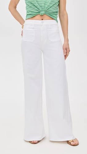 MOTHER Women's Petite Lil Patch Pocket Undercover Sneak Jeans2