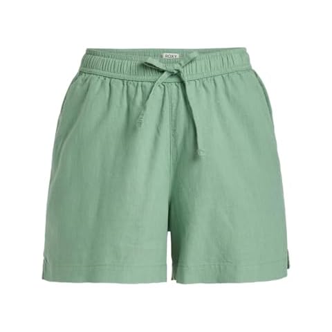 Roxy Green Mid Rise Beach Shorts for Women Cover