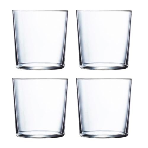 Luminarc Pinta Set 4 Vasos Altos Vidrio 36 cl Transparente, 4 Unidad (Paquete de 1)
