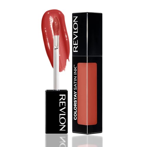 Image of REVLON Colorstay Satin INK, Comfortable, Longwear Rich 16-Hour Liquid lip Color, Formulated with Black Currant Seed Oil & Vitamin E, Citrine Queen - (038)
