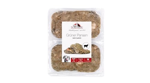 TACKENBERG Barf grüner Pansen vom Lamm für Hunde - 14 x 500 g - leckeres Frostfleisch als Hundefutter in Premiumqualität - geeignetes Gefrierfutter für deinen Vierbeiner - ohne Zusatzstoffe