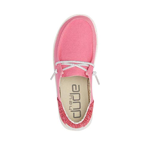 Image of HEYDUDE Girl's Wendy Youth Multiple Sizes & Colors | Girls Shoes | Girls Lace Up Loafers | Lightweight & Comfortable