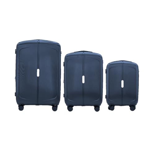 Image of IZOD Mateo 3 Piece Expandable Hardside Luggage Set, Navy