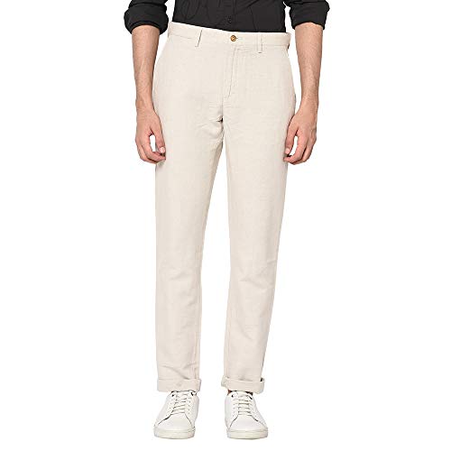 Image of blackberrys Mens 4 Pocket Solid Trousers