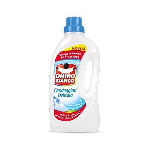 Omino Bianco Sanftes Bleichen, Anti-Odor-Technologie, Hygiene- und Fleckenentferner, Alpina-Essenz, 1500 ml Cover