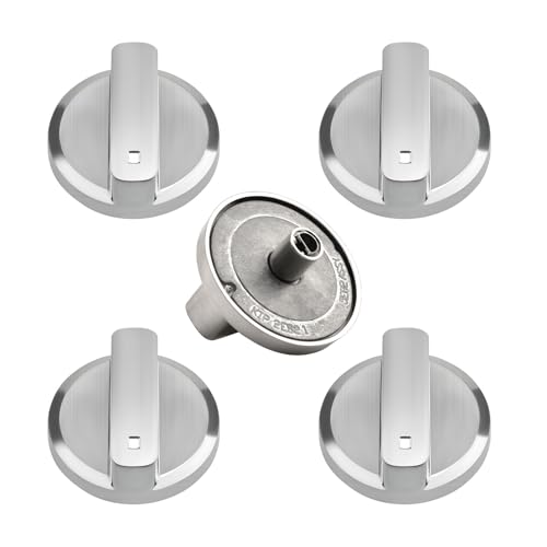 Wolf Compatible Stainless Steel Stove Knobs (5PCS)