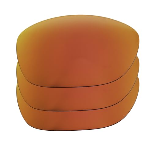 Verres polarisés Oakley Pit Bull de rechange couleur rouge pour lunettes de soleil sport