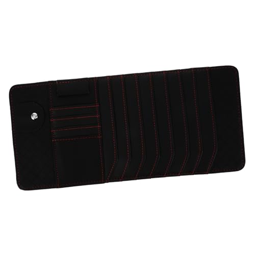 Bolsa organizadora para visera para eliminar el desorden de tarjetas y discos en tu vehículo
