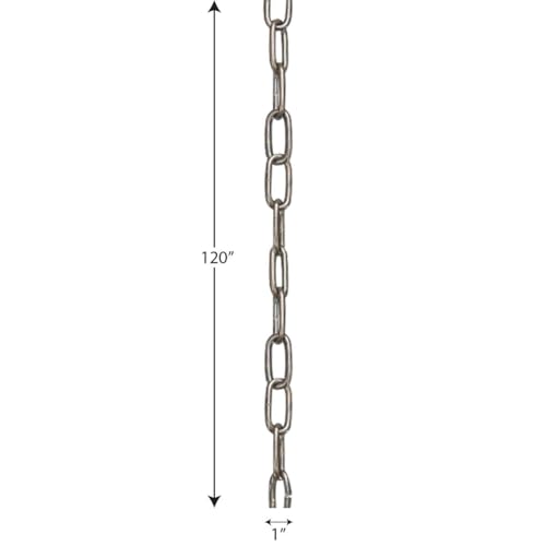 Image of Progress Lighting Accessory Chain - 10' of 9 Gauge Chain, Indoor & Outdoor, P8757-77, Forged Bronze