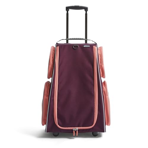 HABA Kinder-Schranktrolley Aubergine – Nachhaltiger Kinder-Koffer aus...