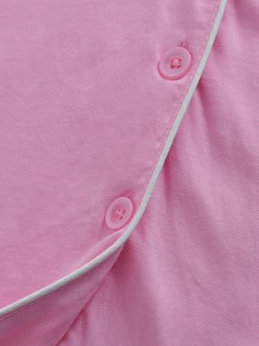 Image of Women's Petite Cotton Pajama Set Petite Length Pjs