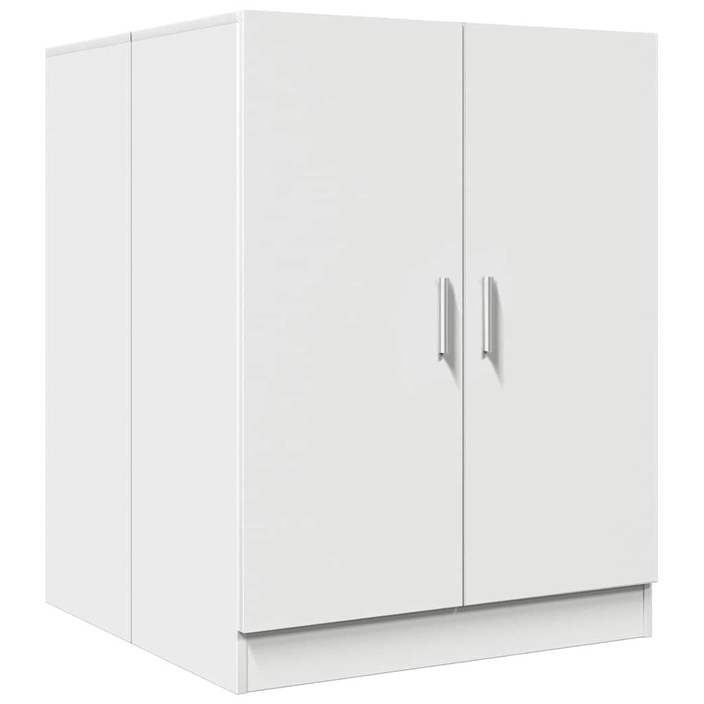 vidaXL Armario de Lavadora Cuarto de Baño Aseo Inodoro Secadora Estantería Estante Muebles Mobiliario Colada Almacenaje Blanco 70,5x71,5x91,5 cm