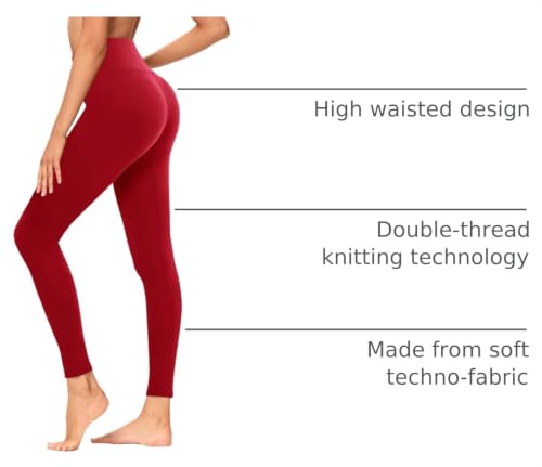 Image of GAYHAY High Waisted Leggings with Pockets for Women - Buttery Soft Yoga Pants for Gym Workout, Athletic Running