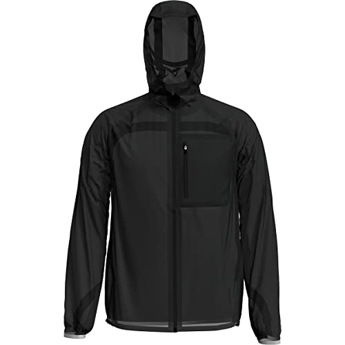 Odlo Herren Laufjacke ZEROWEIGHT DUAL DRY WATERPROOF, black, L
