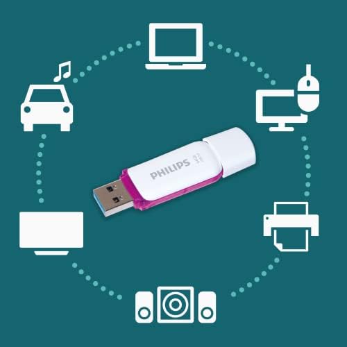 Philips Snow Edition Super Speed 3.0 USB Flash Sürücü 64 GB PC, Laptop, Bilgisayar Veri Depolama, 100 MB/s'ye kadar okuma hızı - Görsel 6