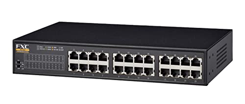 Amazon.co.jp: FXC ループ検知付 24ポート ギガビット ファンレス