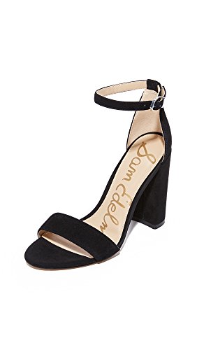 Sam Edelman Women's Yaro Heeled Sandal, Black, 8.5