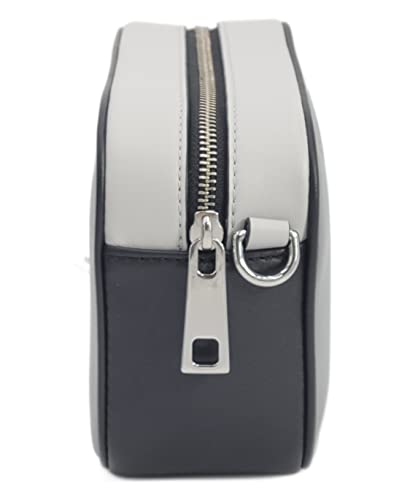 Marc Jacobs H125L01RE21 The Flash Rock Grey/Black With Silver Hardware Women's Leather Crossbody Bag3