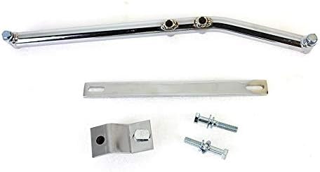 Upswept Header Mounting Bracket Kit Chrome, for 1995-1999 FXST models
