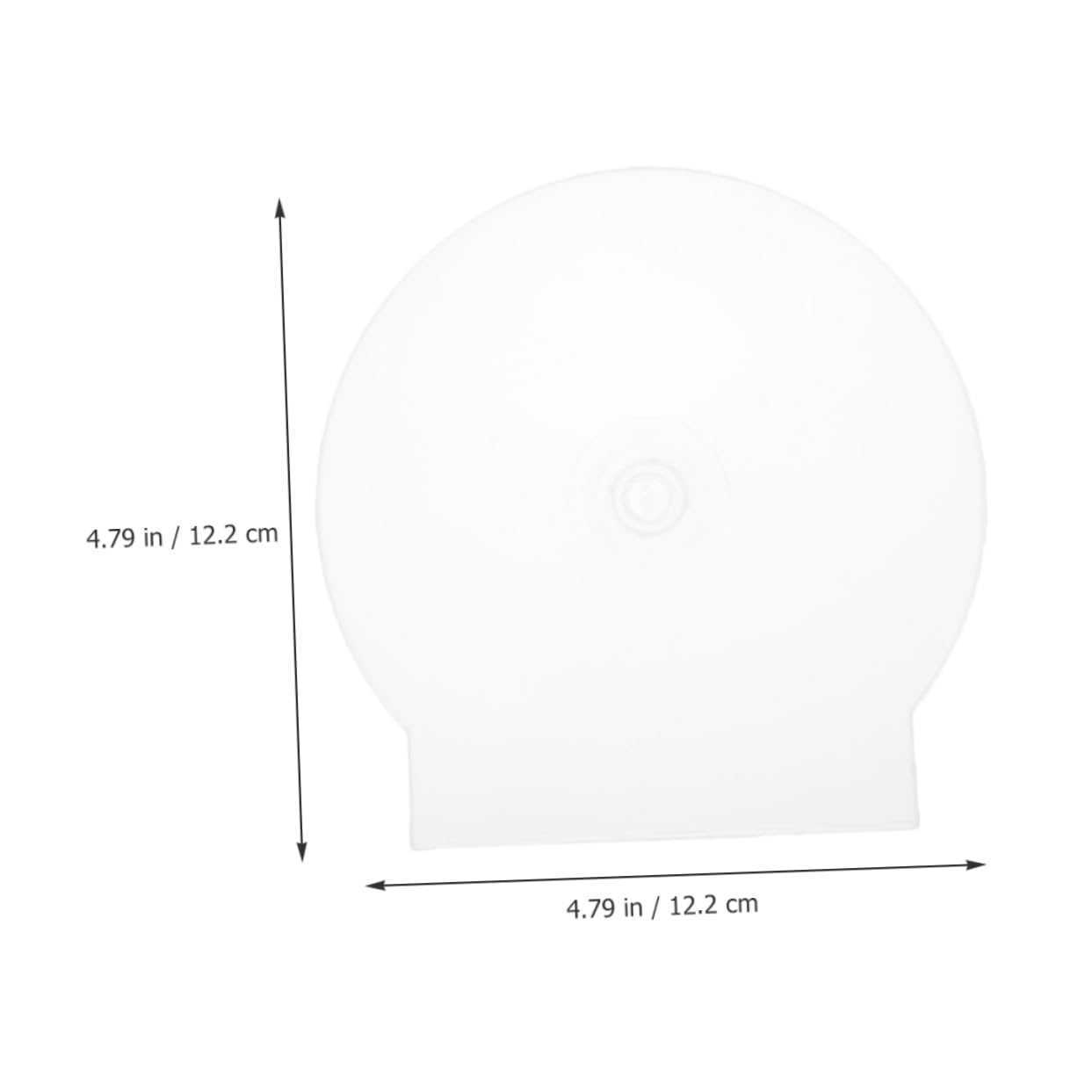 50pezzi Cd Cases Custodie Plastiche Per Dvd Organizzatori Compatti e Protezione Archiviazione e Trasporto Dischi