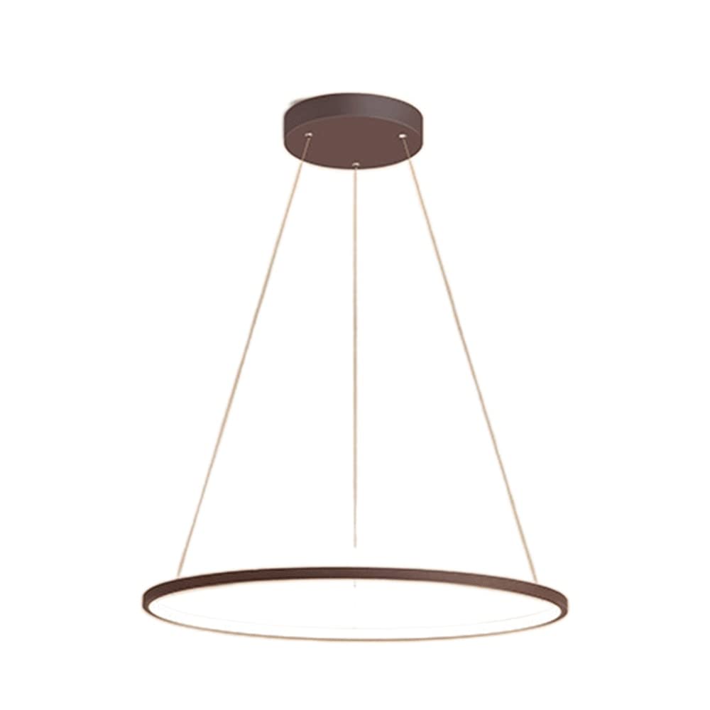 Lámpara colgante LED de anillo de 23,6 pulgadas y 36W para comedor moderno