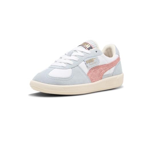 PUMA Kids Girls Palermo Offside Lace Up Sneakers Shoes Casual - Blue, White - Size 6 M2