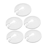 Zerodeko 5pièces Couvercle De Tuyau à Bride De Tête De Gicleur Couvercle De Bride De To...